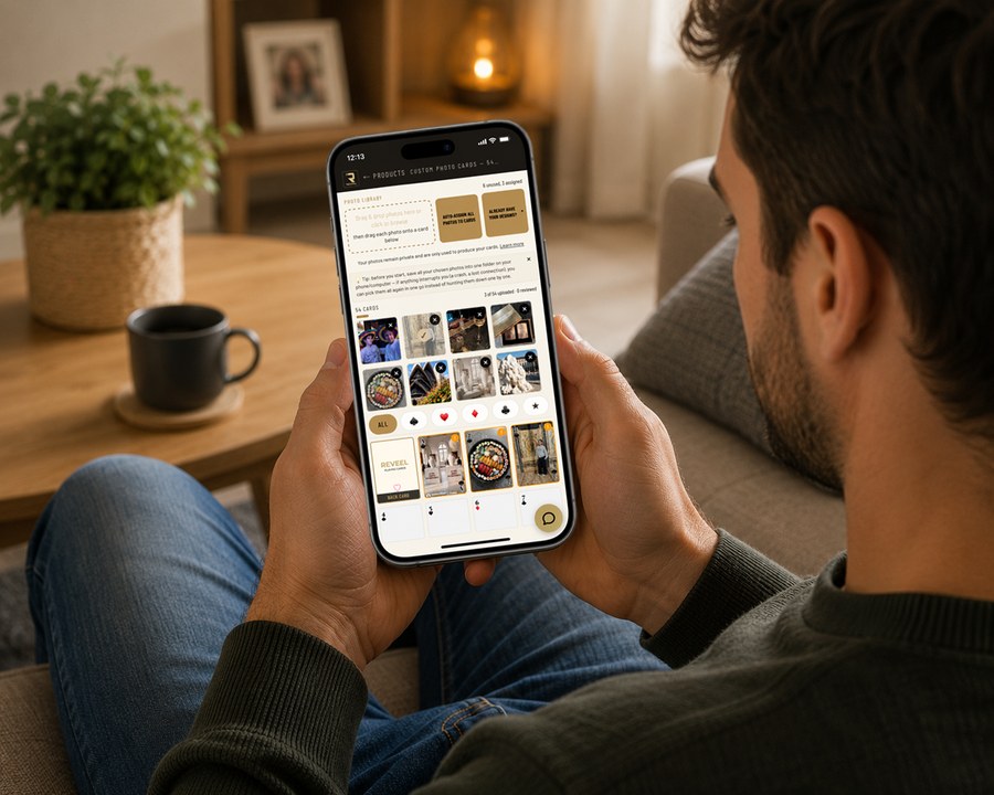 Upload and manage photos on mobile