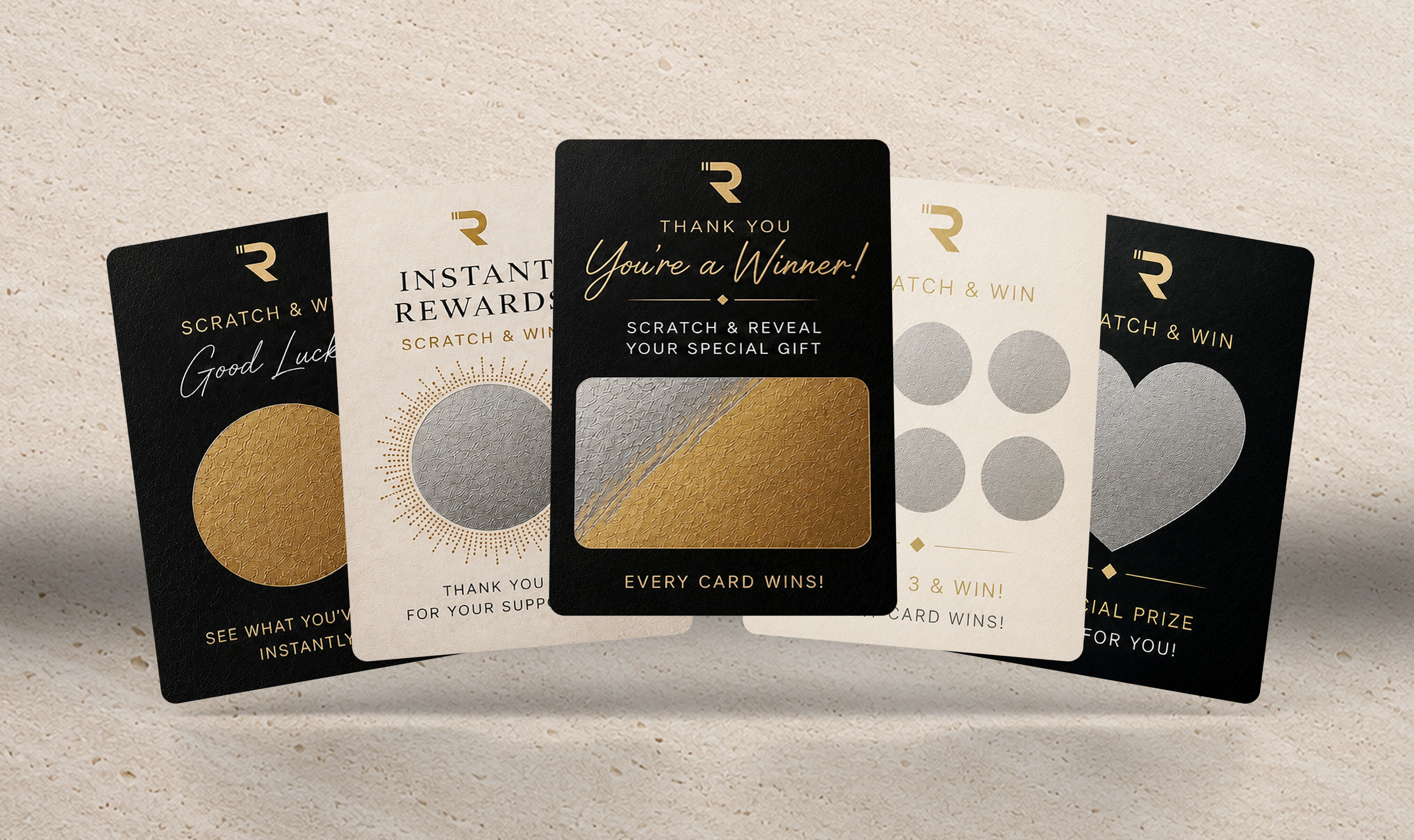 Scratch and Win Cards